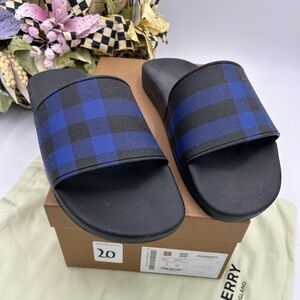 Men’s Burberry rubber pool, slides size 46 made in Italy